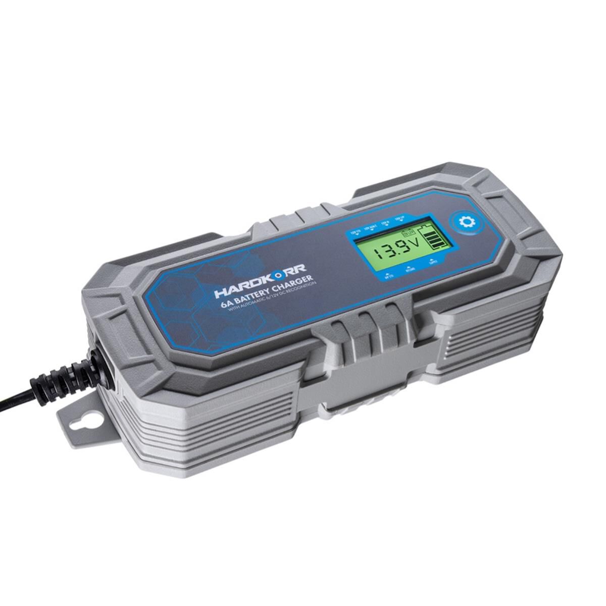 6A AC BATTERY CHARGER WITH AUTOMATIC 6/12V DC RECOGNITION, , scaau_hi-res