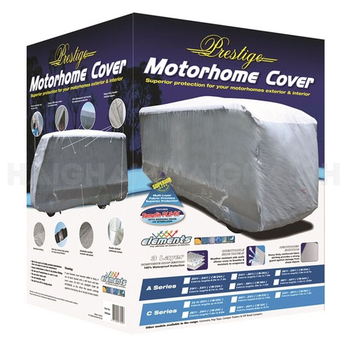 COVER RV CAMPERVAN 20FT CLASS C, , scaau_hi-res