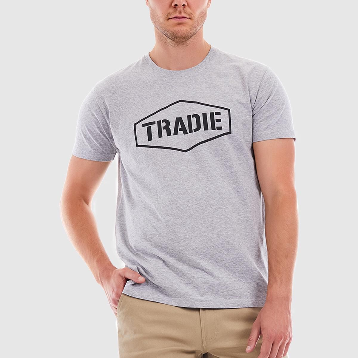 TRADIE TEE GREY M, , scaau_hi-res