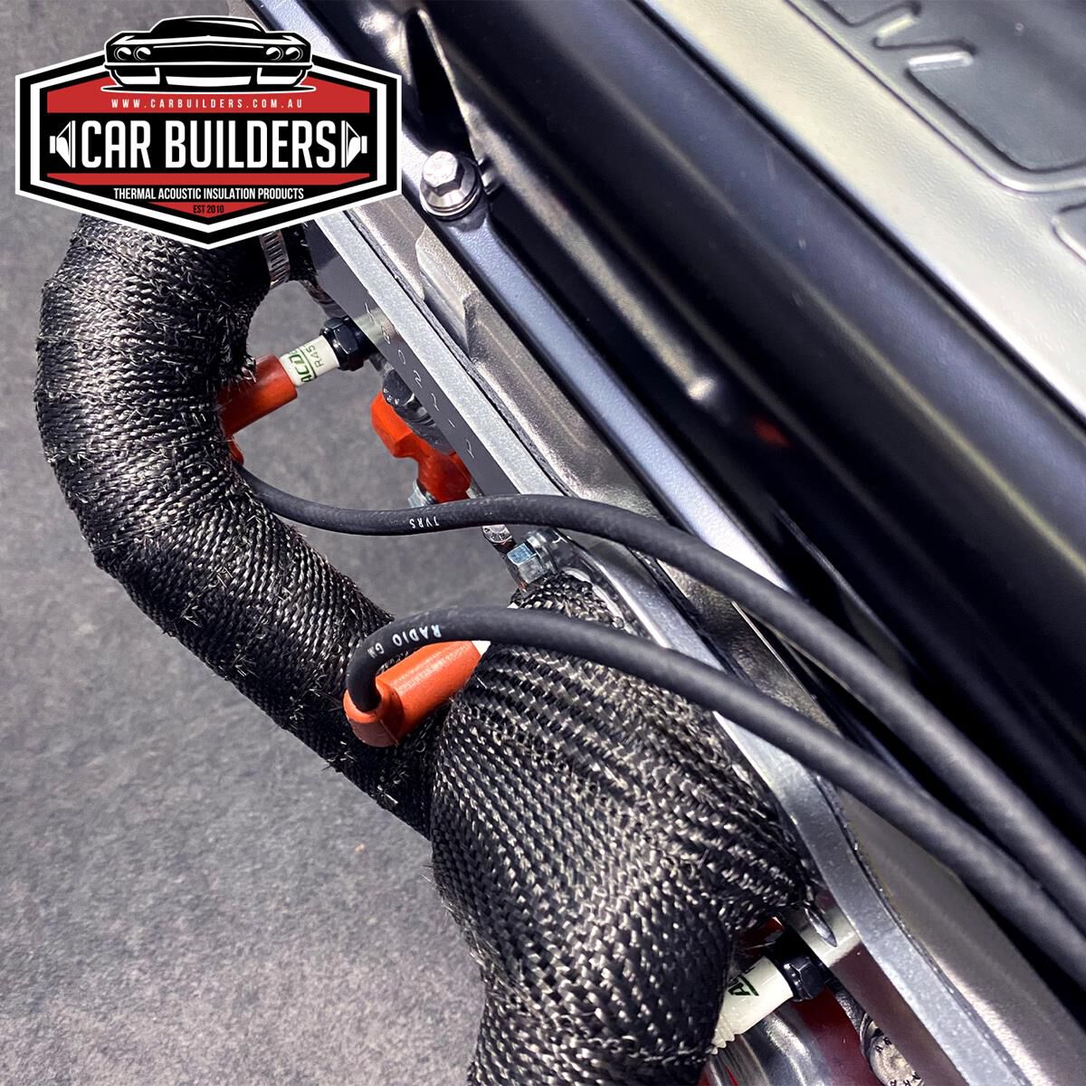 PREMIUM BLACK TI EXHAUST HEADER WRAP 25MM, , scaau_hi-res