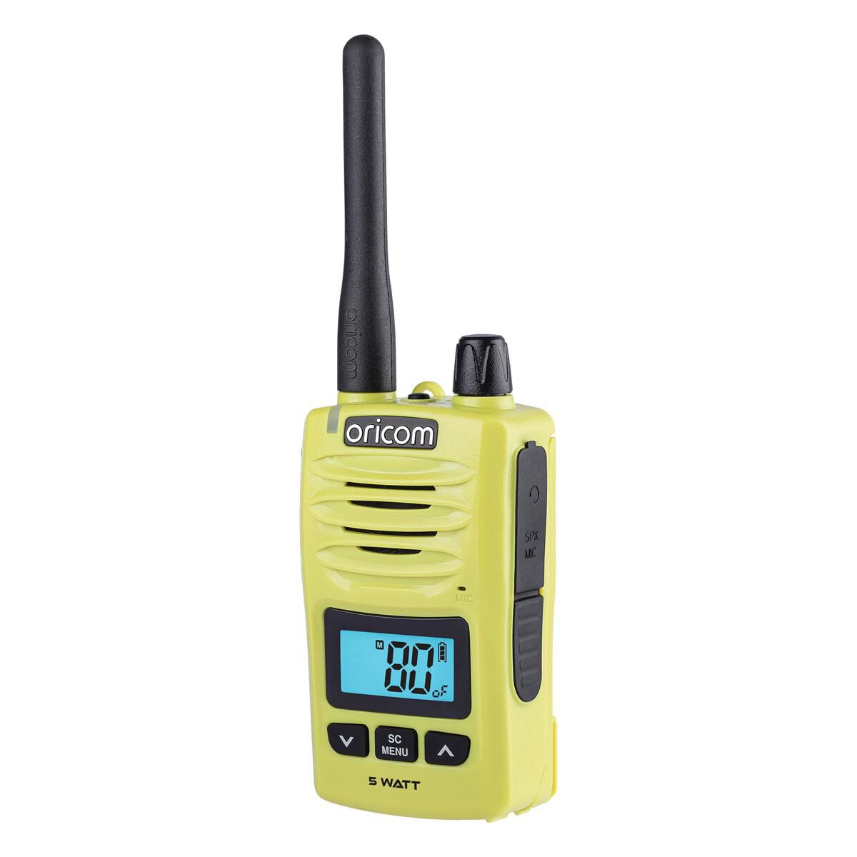 WATERPROOF IP67 PORTABLE 5W UHF CB RADIO LIME, , scaau_hi-res