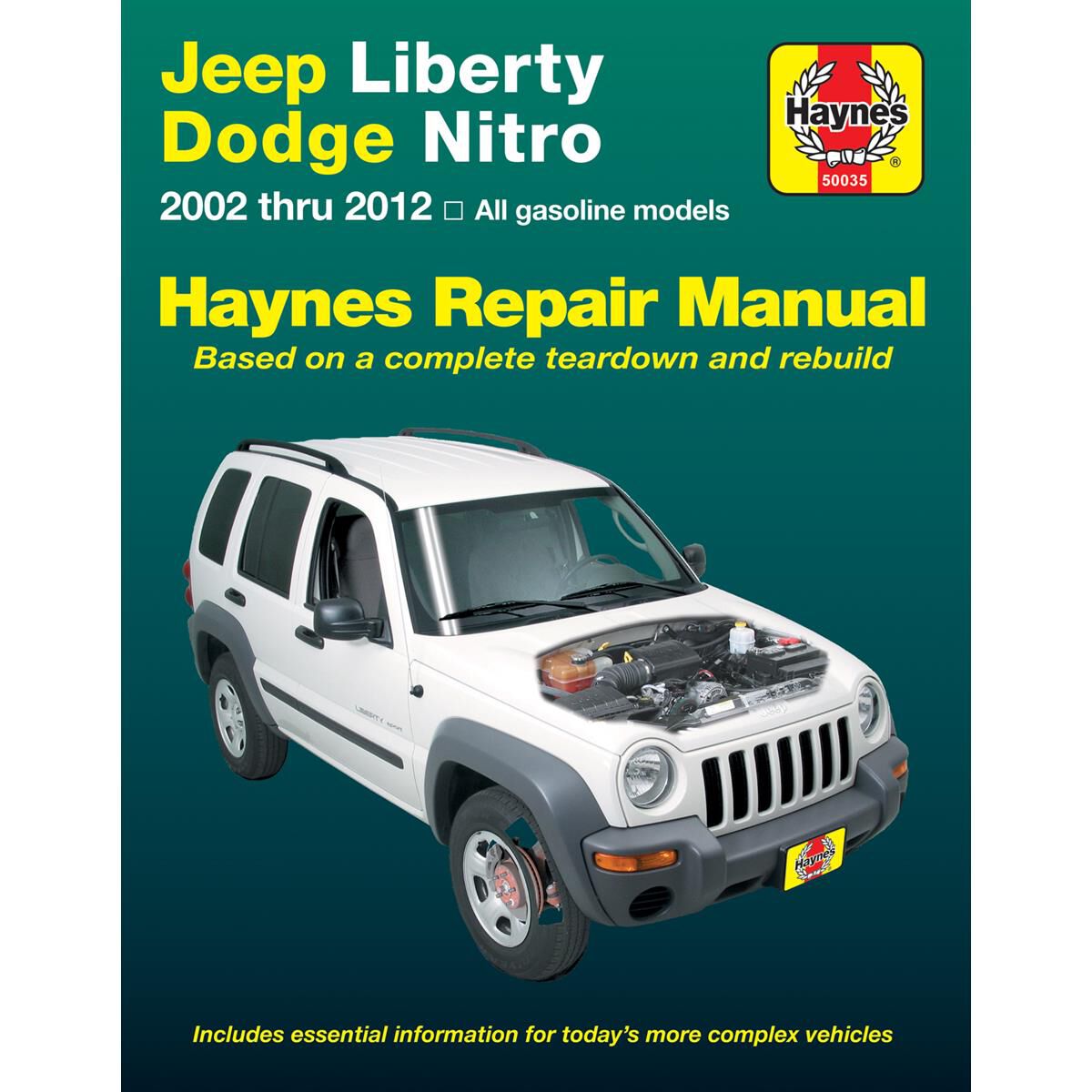 Haynes Repair Manual Jeep Cherokee 2002-2012; Dodge Nitro KJ 2007-2011,  50035 Supercheap Auto