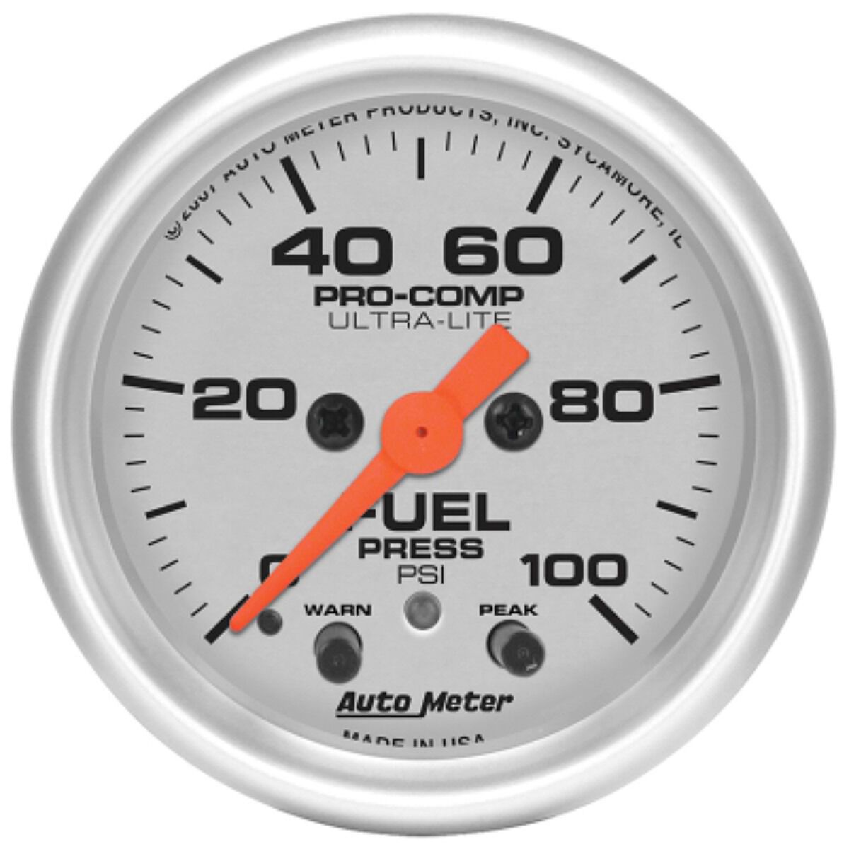 autometer fuel pressure gauge