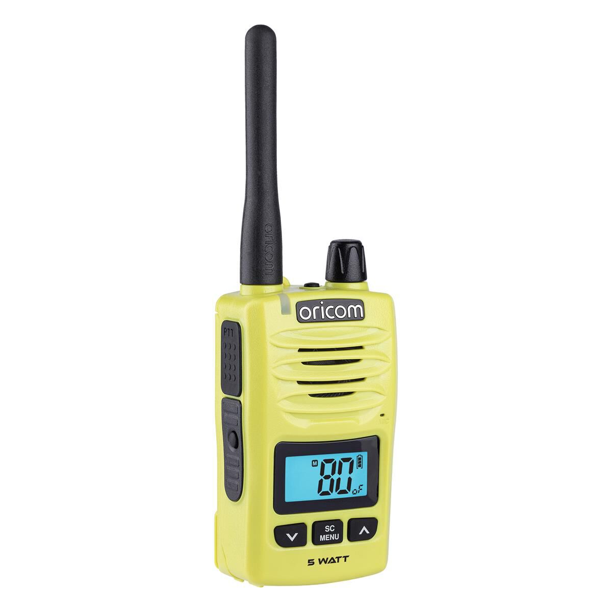 WATERPROOF IP67 PORTABLE 5W UHF CB RADIO LIME, , scaau_hi-res