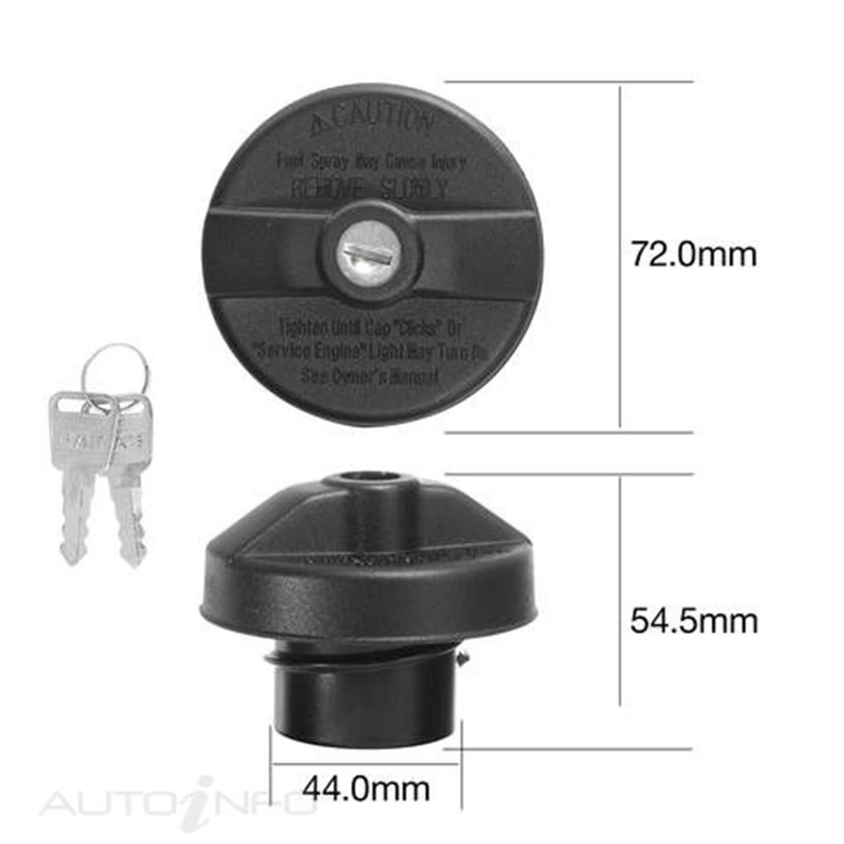 TRIDON LOCKING FUEL CAP, , scaau_hi-res