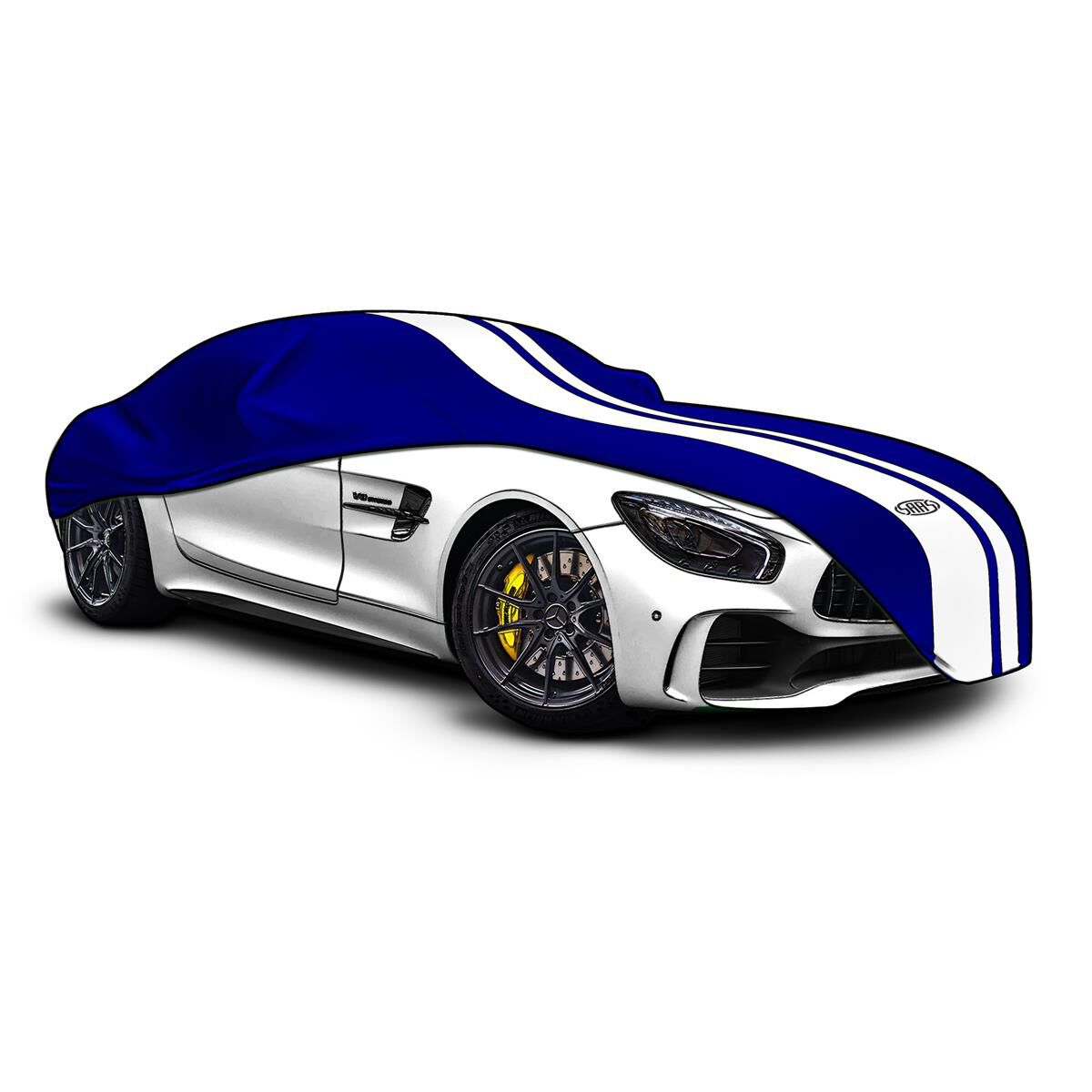 Car Cover Indoor Classic Large 5.0m Blue With White Stripes, , scaau_hi-res