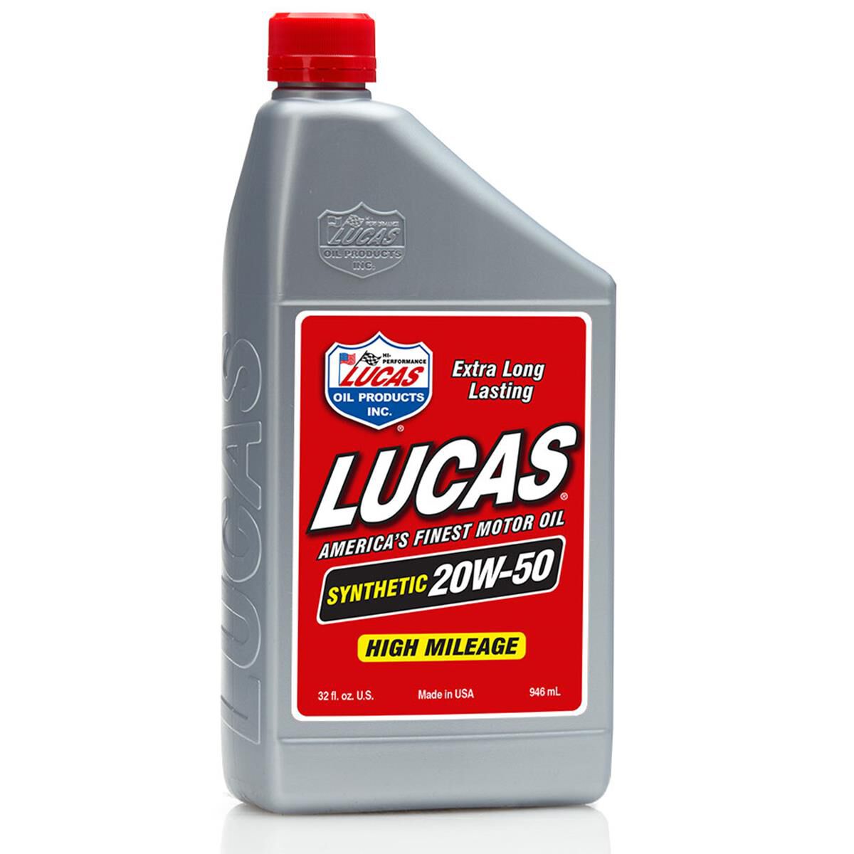 Lucas Motor Oil, High Performance, 20W50, Synthetic 946ml | Supercheap Auto