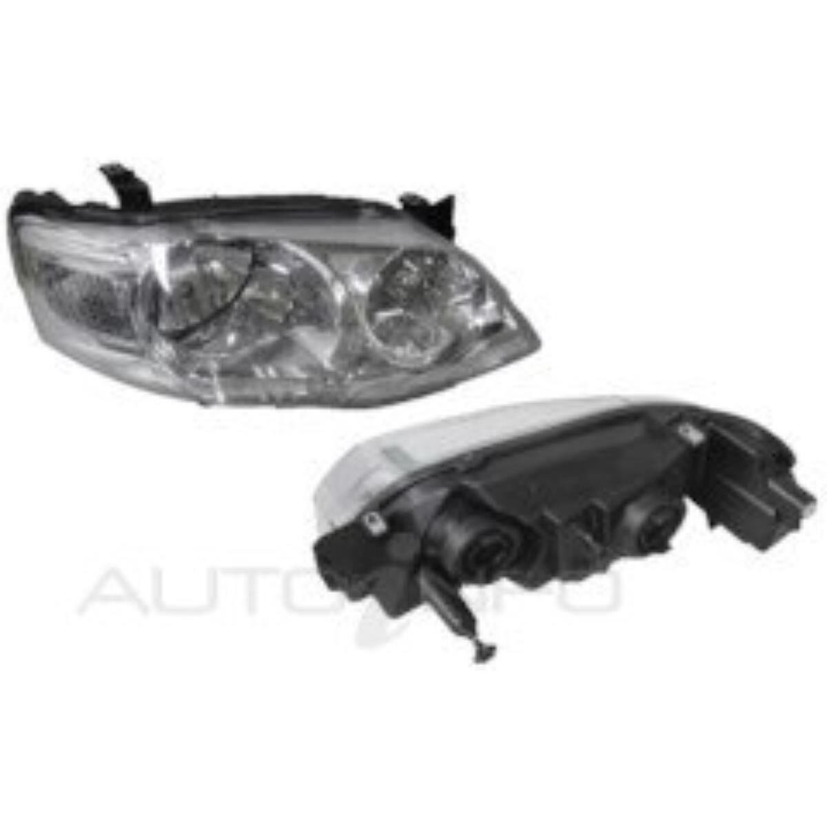 FORD FALCON  BF SERIES 2 & 3  09/2006 ~ 02/2008  HEADLIGHT  RIGHT HAND SIDE  CHROME, , scaau_hi-res