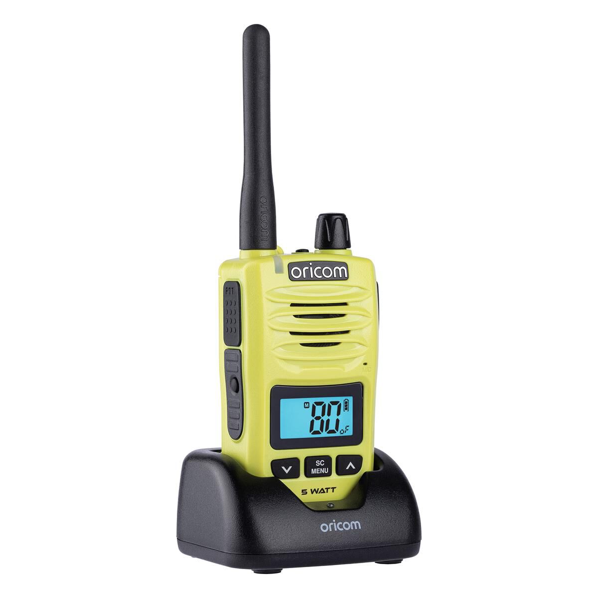 WATERPROOF IP67 PORTABLE 5W UHF CB RADIO LIME, , scaau_hi-res