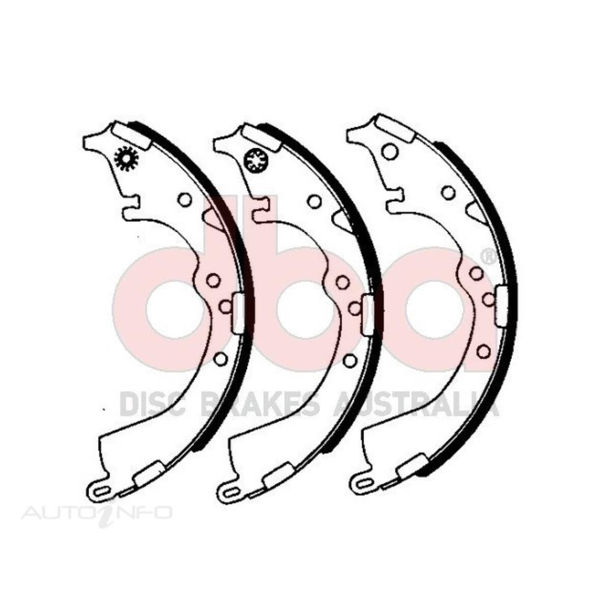 Street Series Brake Shoes [Toyota Hi-Lux/Tarago 254mm], , scaau_hi-res