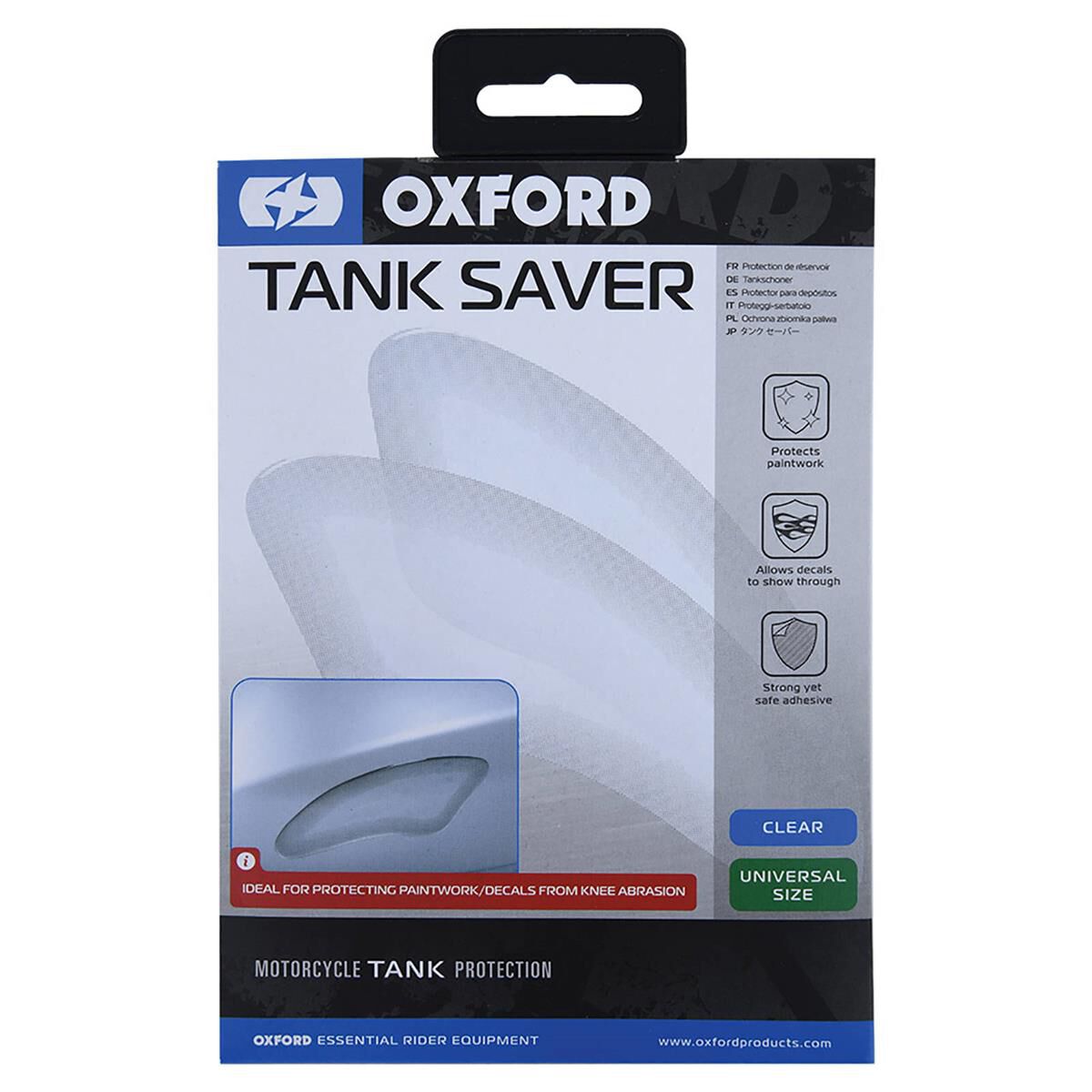 OXFORD TANK SAVER KNEE PAD CLEAR PR, , scaau_hi-res