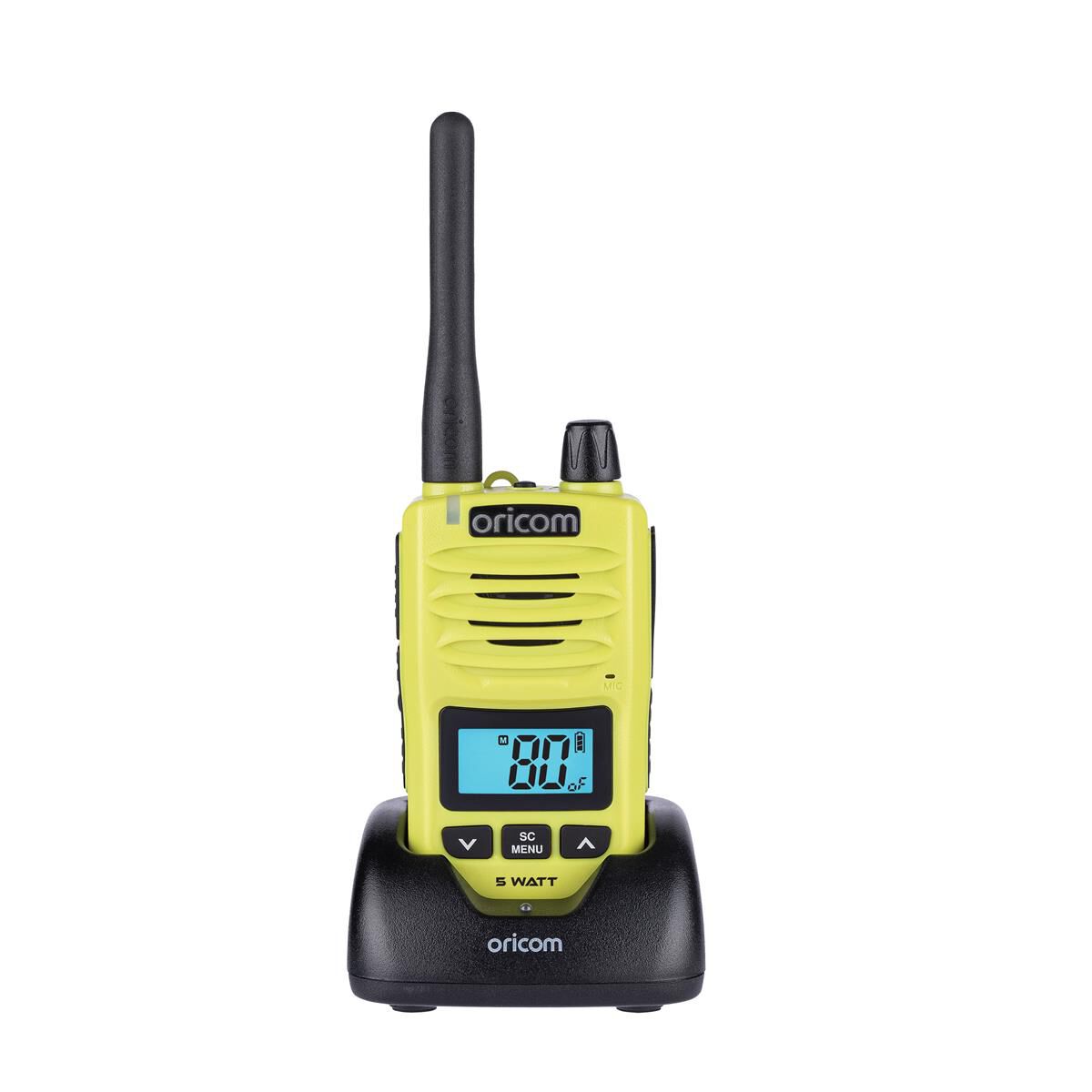 WATERPROOF IP67 PORTABLE 5W UHF CB RADIO LIME, , scaau_hi-res