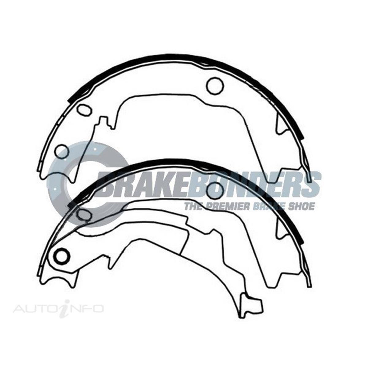 Brake Shoes - Hyundai / Reanult Parking Brake 170mm, , scaau_hi-res