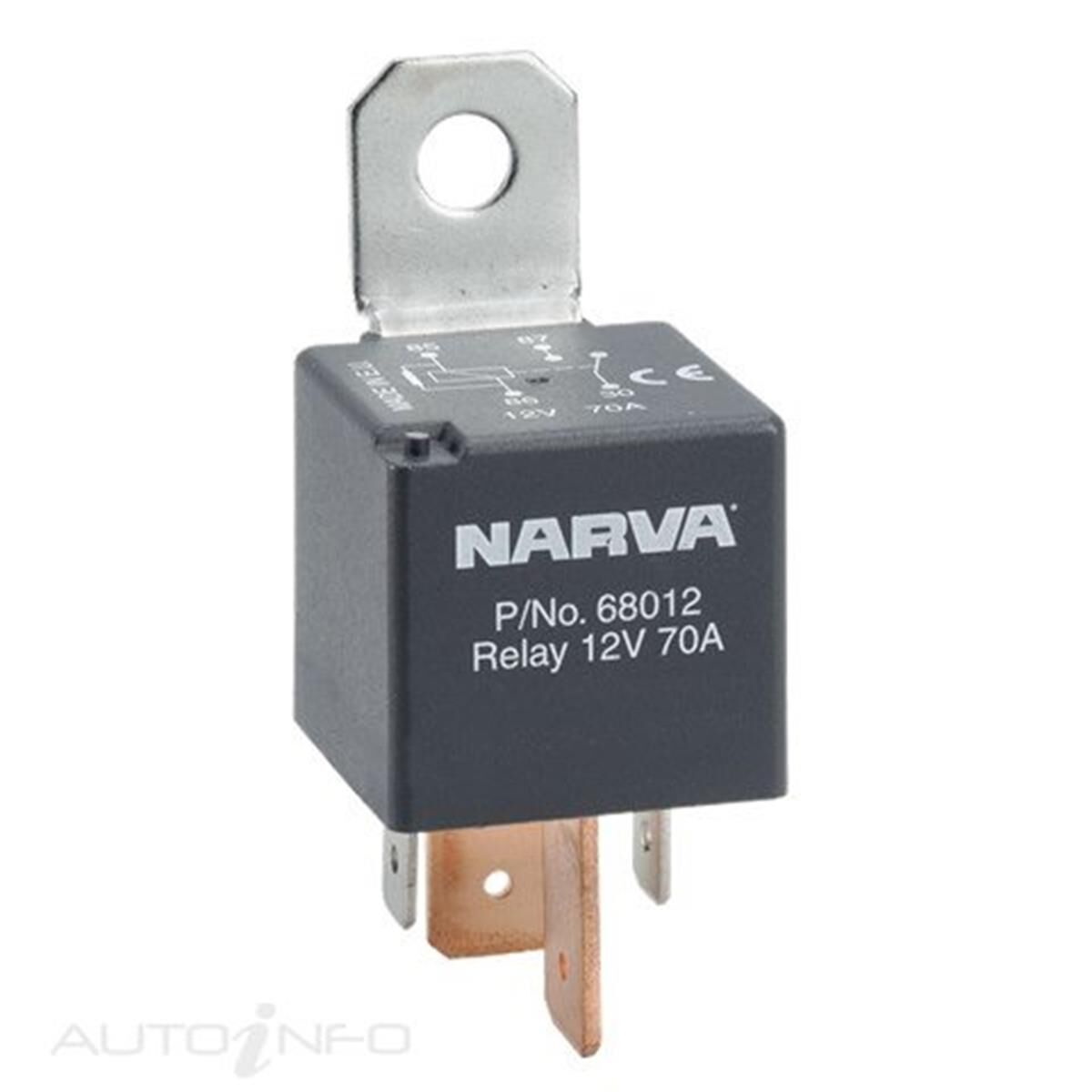 RELAY 12V 4 PIN 70A (R) BL, , scaau_hi-res