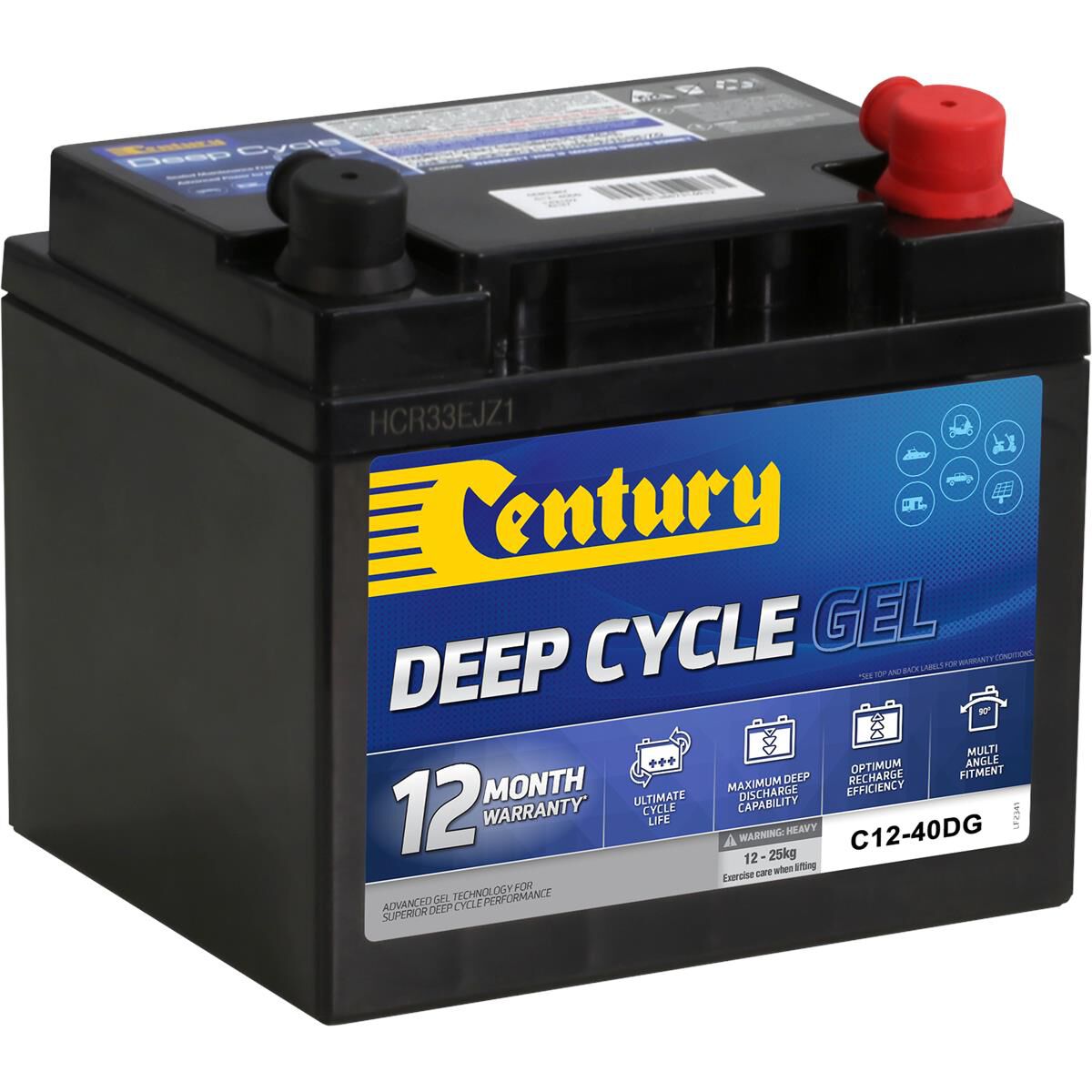 CENTURY GEL BATTERY - C12-40DG, , scaau_hi-res