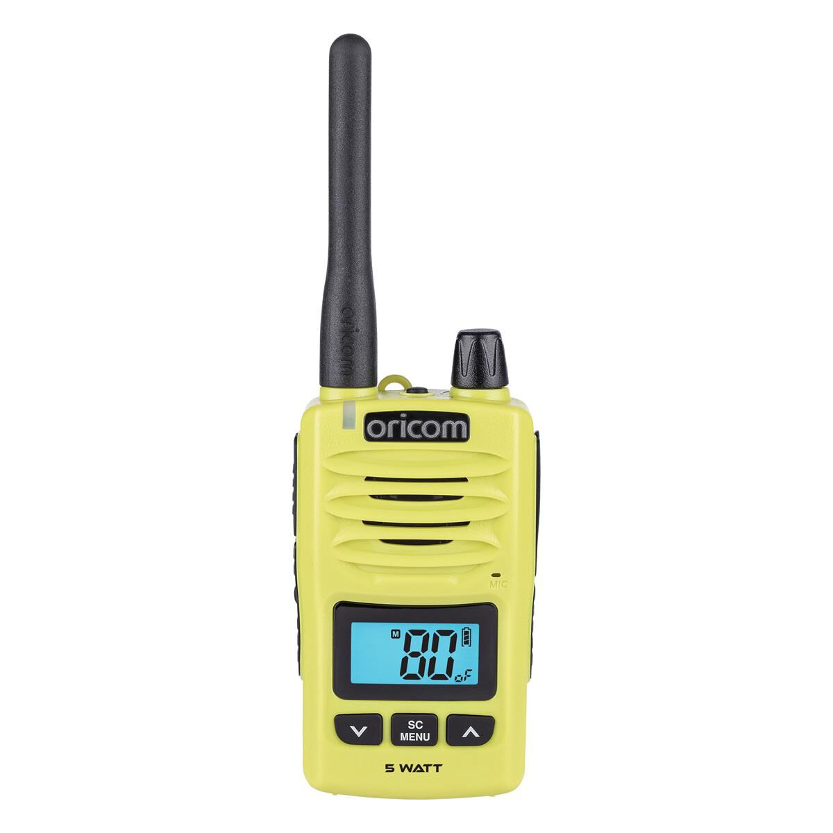 WATERPROOF IP67 PORTABLE 5W UHF CB RADIO LIME, , scaau_hi-res