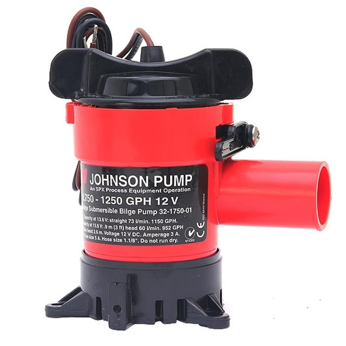 Johnson Bilge Pump L1250 12V, J-32-1750-01