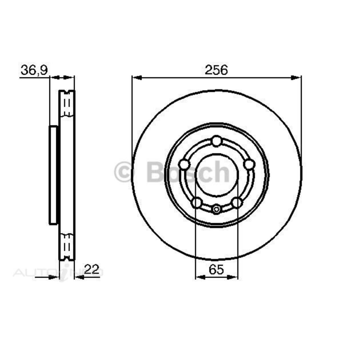 Bosch Disc Rotor - BD753 | Supercheap Auto