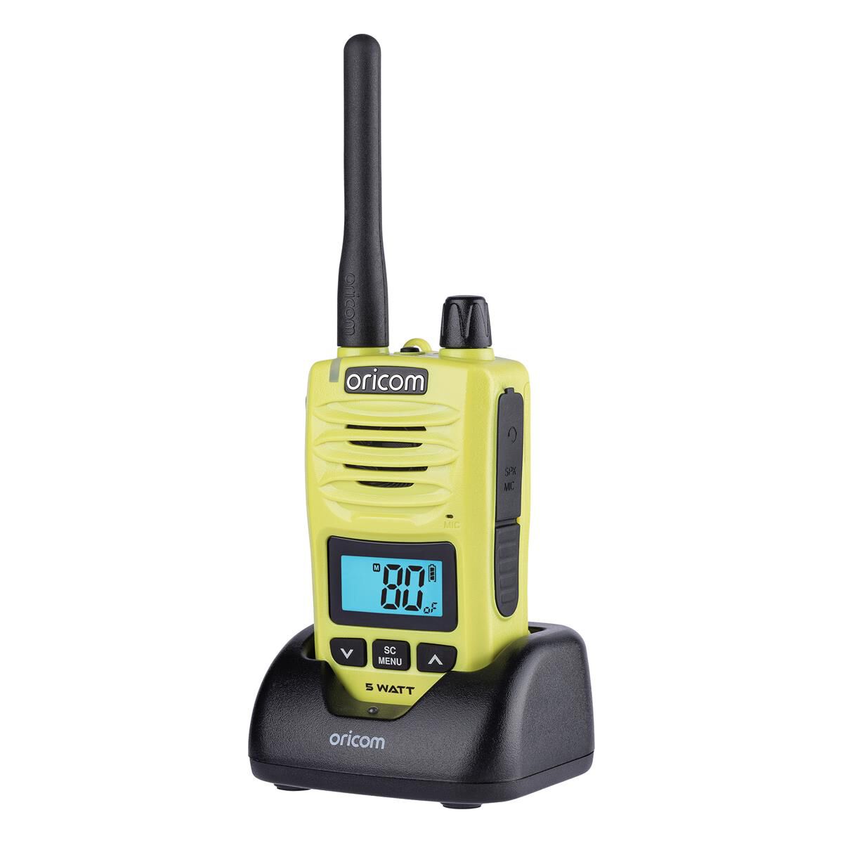 WATERPROOF IP67 PORTABLE 5W UHF CB RADIO LIME, , scaau_hi-res