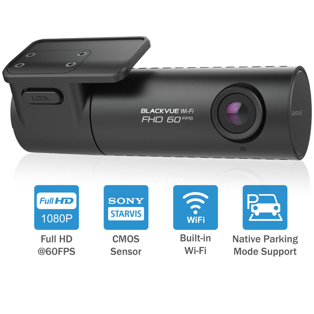 BlackVue Full HD Dash Cam 32GB SD-Card DR590X-1CH, , scaau_hi-res