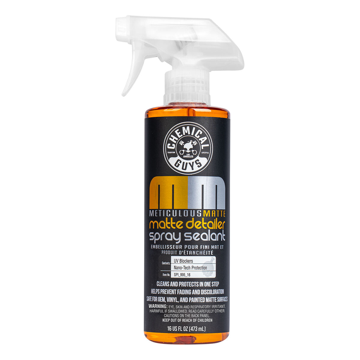 Chemical Guys Meticulous Matte Detailer Spray Sealant 473mL, , scaau_hi-res