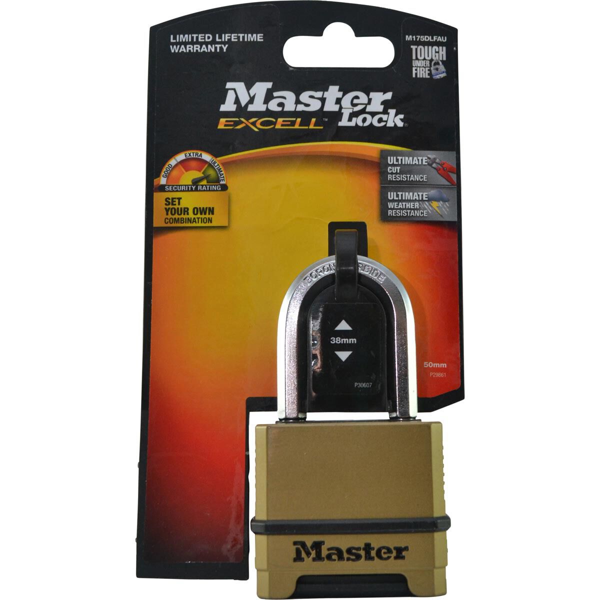 Master Lock Excell Reset Combination - 50mm, 1 Pack, , scaau_hi-res
