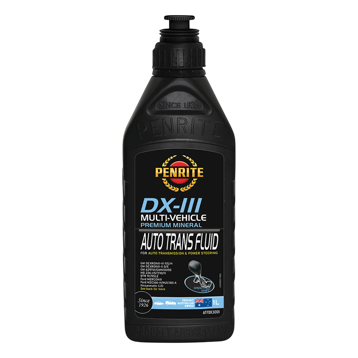 Penrite Automatic Transmission Fluid - DX-III, 1 Litre, , scaau_hi-res