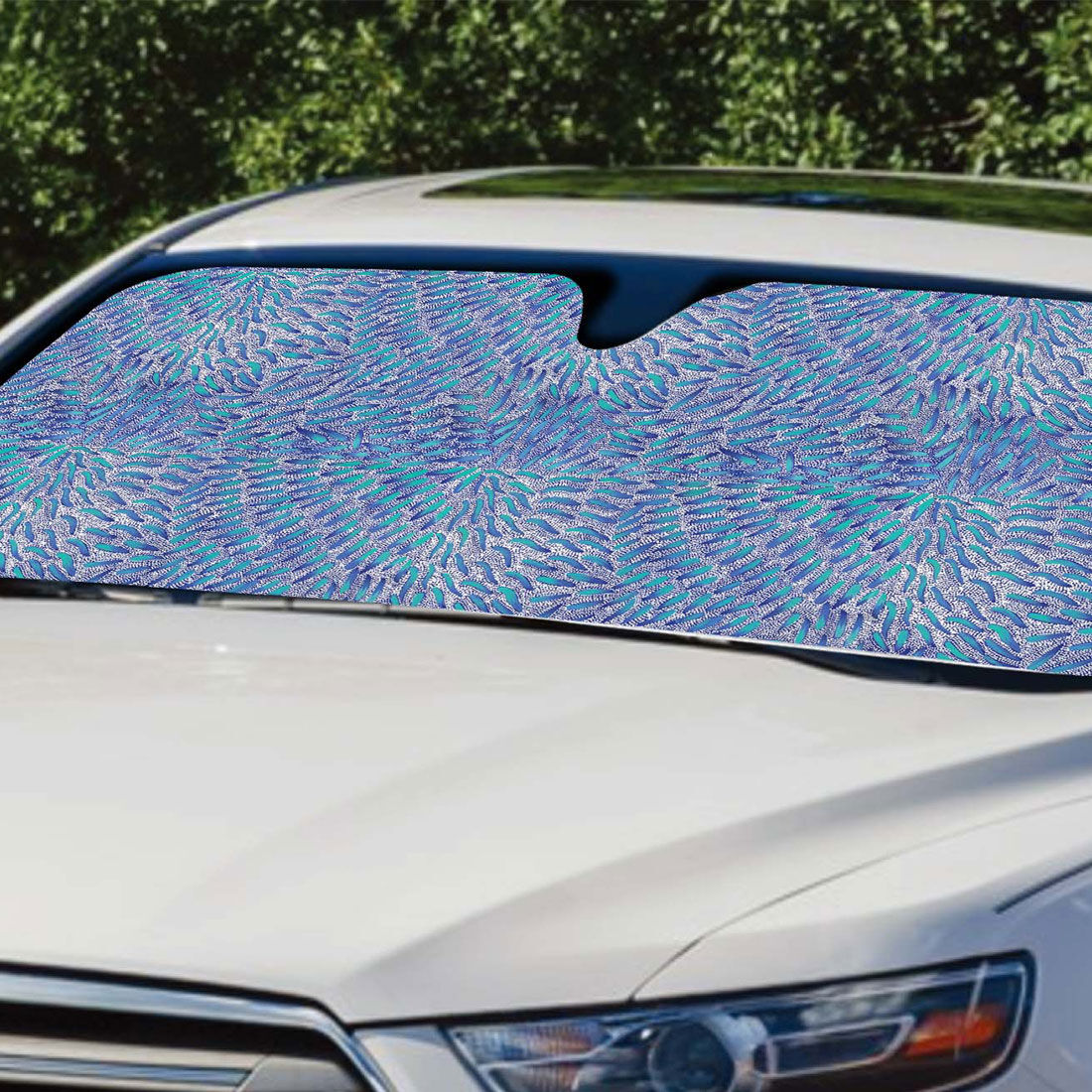 Snake Dreaming Bubble Sunshade Accordion Front Leaf, , scaau_hi-res