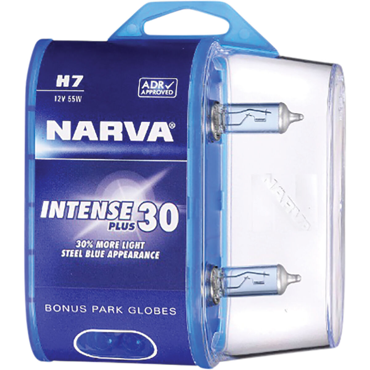 Narva Intense Headlight Globes - H7, 12V 55W, 48476BL2, , scaau_hi-res