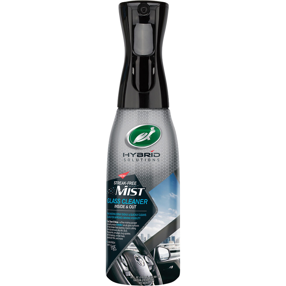 Turtle Wax Hybrid Solutions Streak Free Mist Glass Cleaner 591mL, , scaau_hi-res