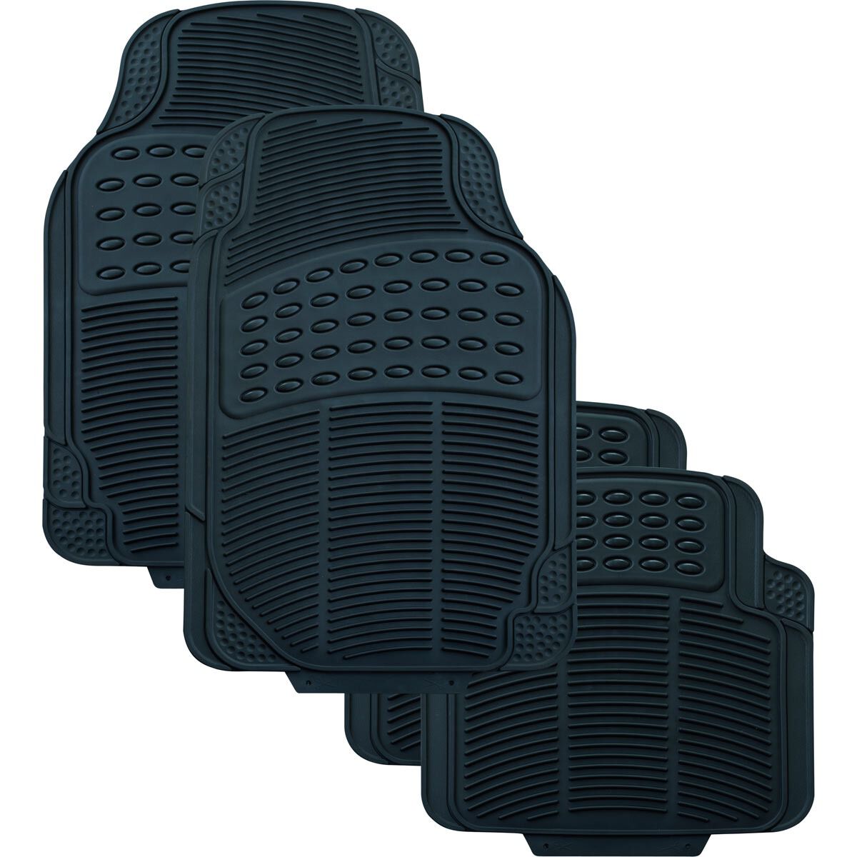 SCA Defend Car Floor Mats Black Set of 4, , scaau_hi-res