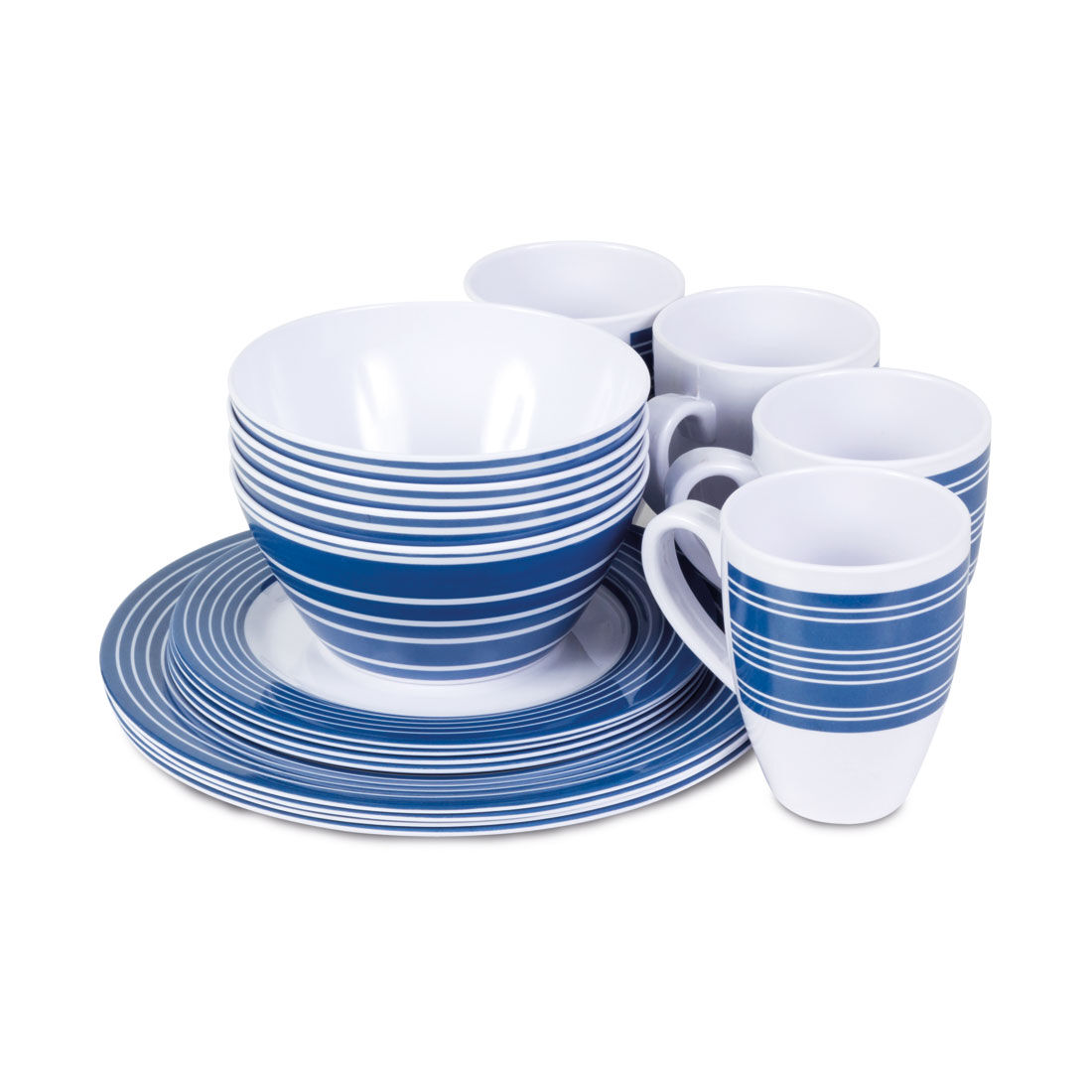 Campfire Melamine Nautical Set 16 Piece, , scaau_hi-res