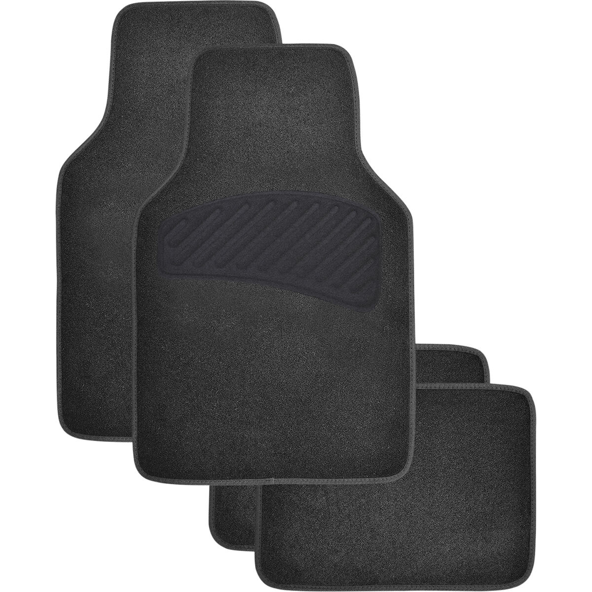 SCA Luxury Carpet Floor Mats Black Set of 4, , scaau_hi-res