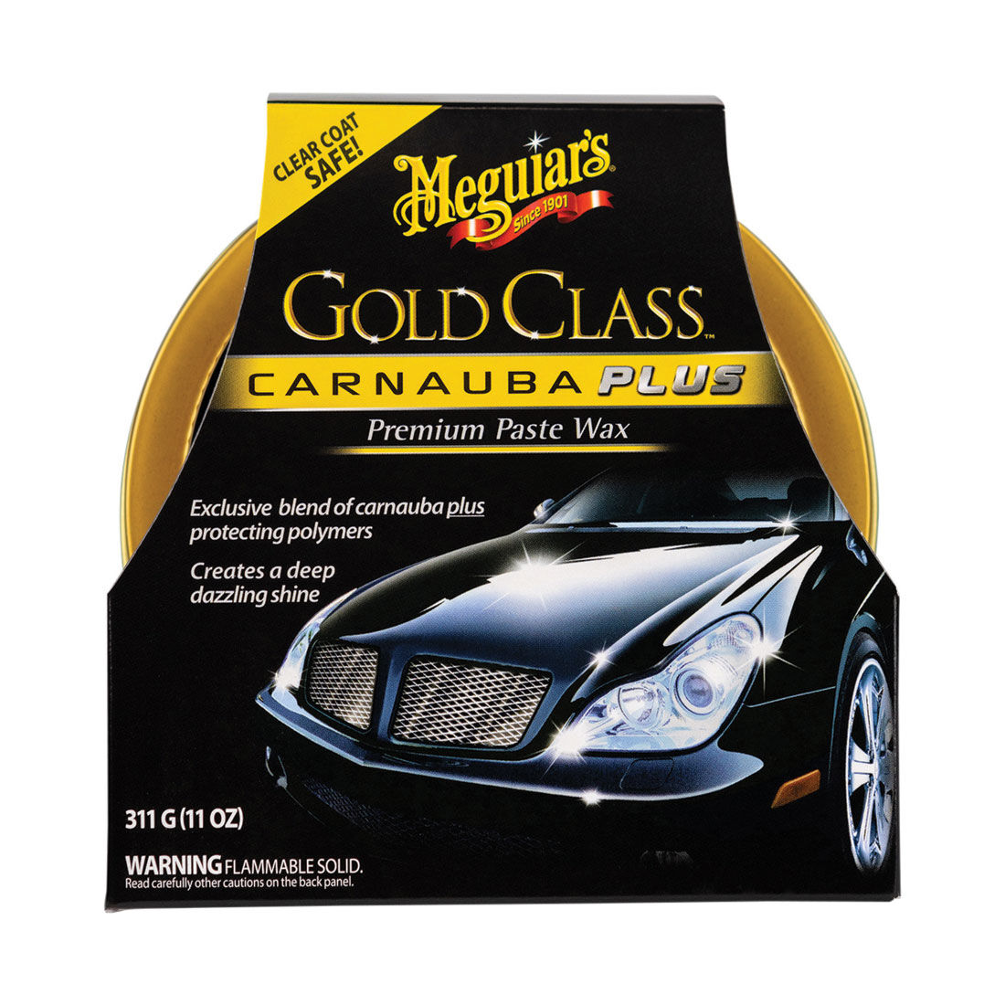 Meguiar's Gold Class Carnauba Paste Wax 311g, , scaau_hi-res