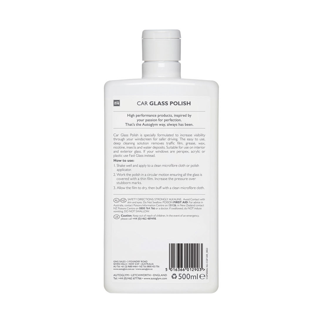 Autoglym Glass Polish 500mL, , scaau_hi-res