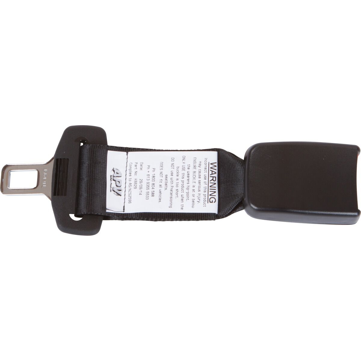 APV Seat Belt Extension K6629 - Limited Vehicle Suitability, , scaau_hi-res
