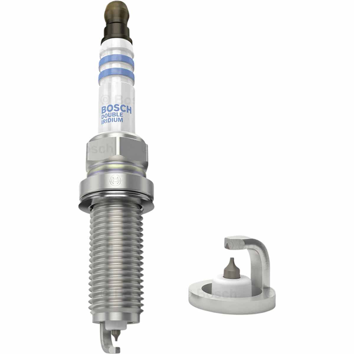 Bosch Double Iridium Spark Plug Single VR7NII33X, , scaau_hi-res