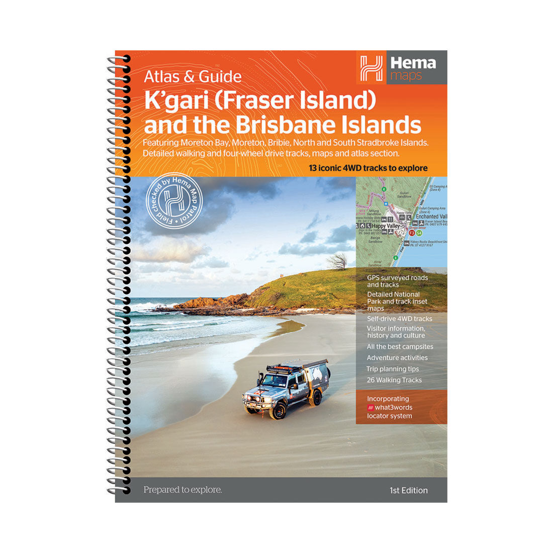 Hema K'gari (Fraser Island) Atlas & Guide – 1st Edition, , scaau_hi-res