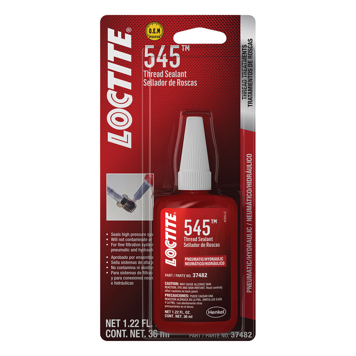 Loctite 545 Hydraulic/Pneumatic Thread Sealant 36mL, , scaau_hi-res