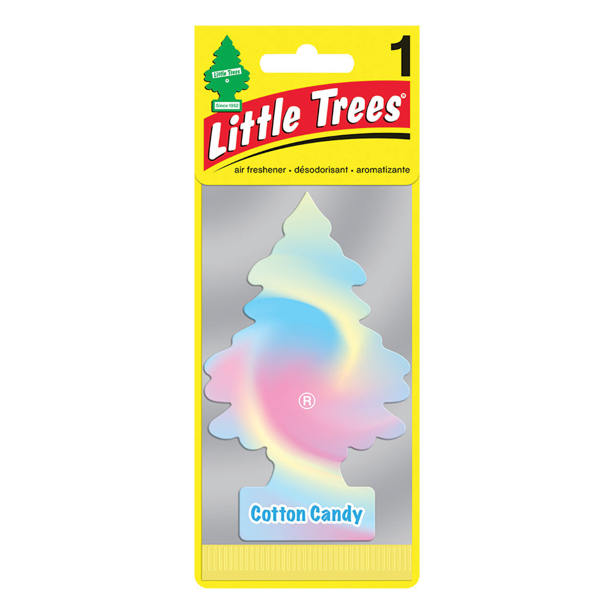 Little Trees Air Freshener - Cotton Candy 1 Pack, , scaau_hi-res