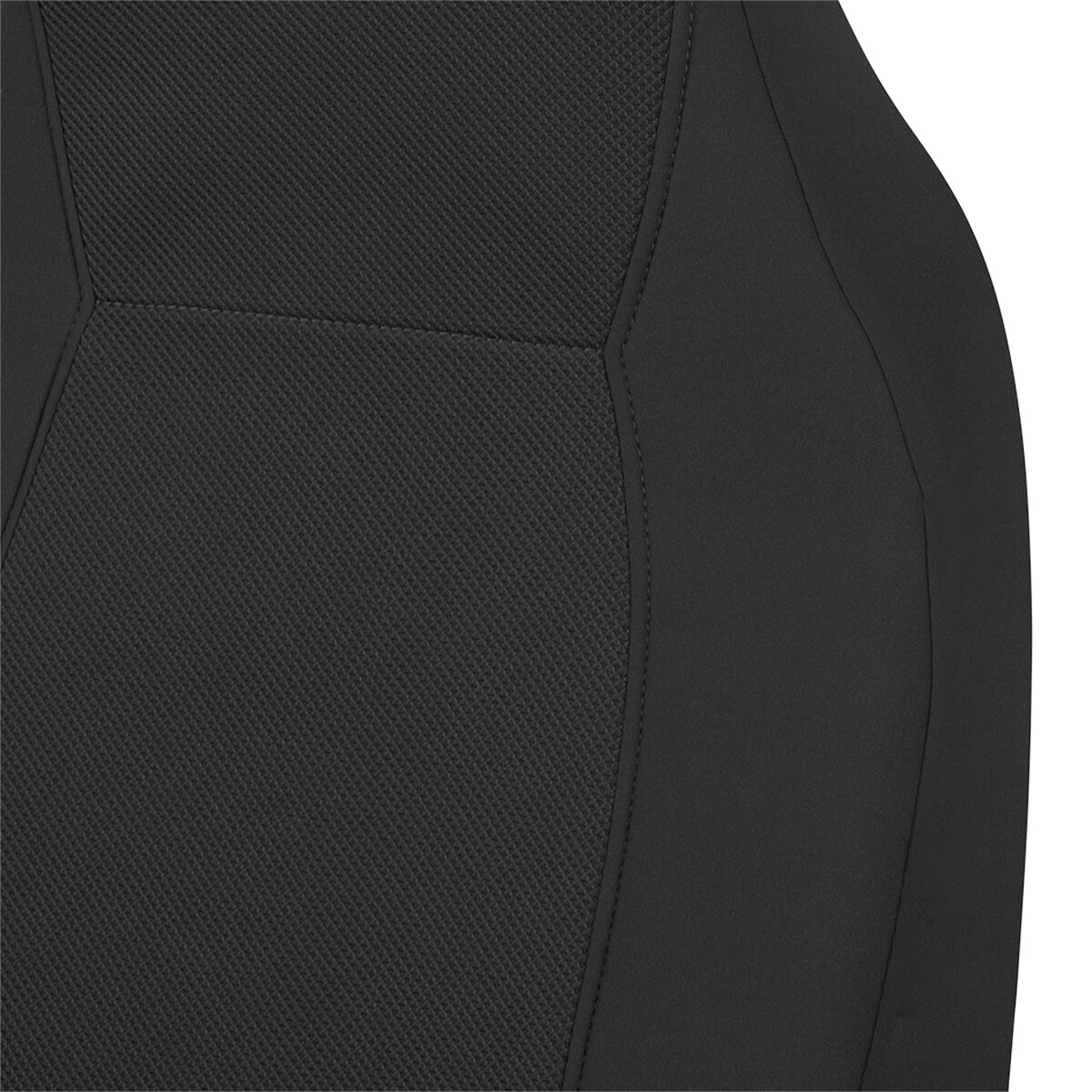 SCA Jacquard Seat Covers Black Built-In Headrests Airbag Compatible, , scaau_hi-res