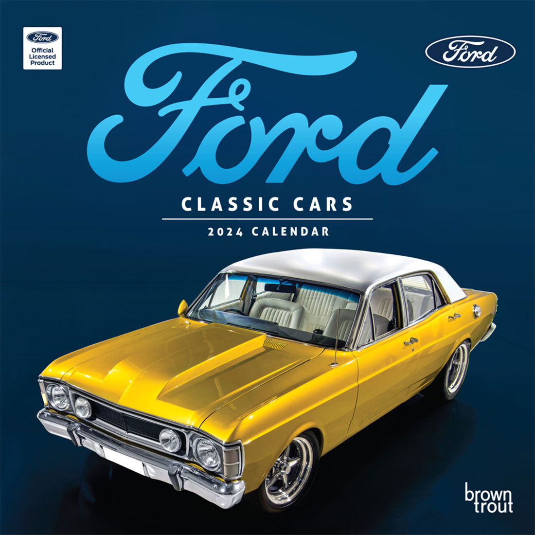 Classic Ford Cars 2024 Calendar Square, , scaau_hi-res