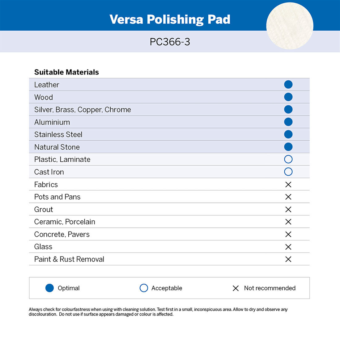 Dremel Versa Polishing Pad 3pk, , scaau_hi-res