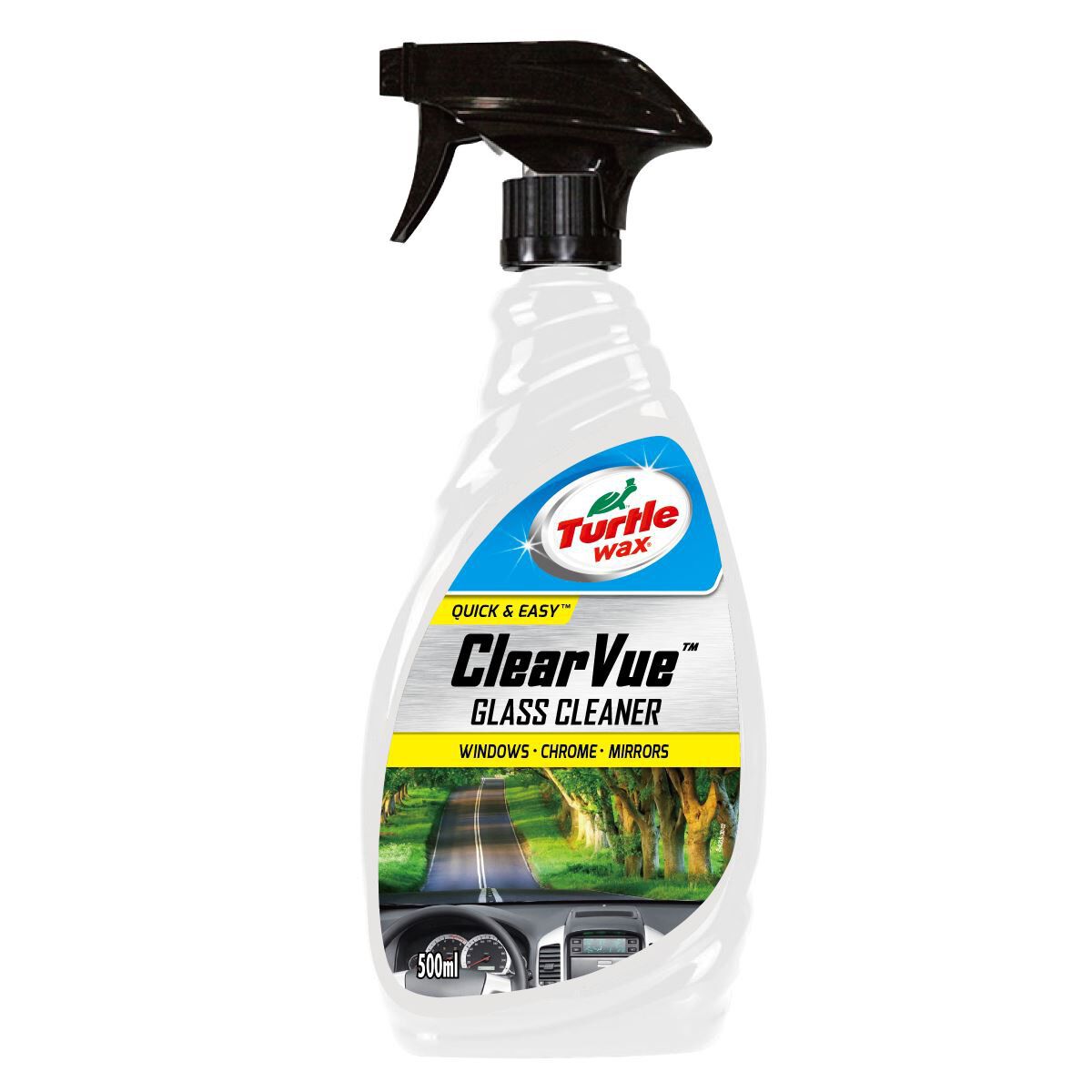 Turtle Wax ClearVue Glass Cleaner 500mL, , scaau_hi-res