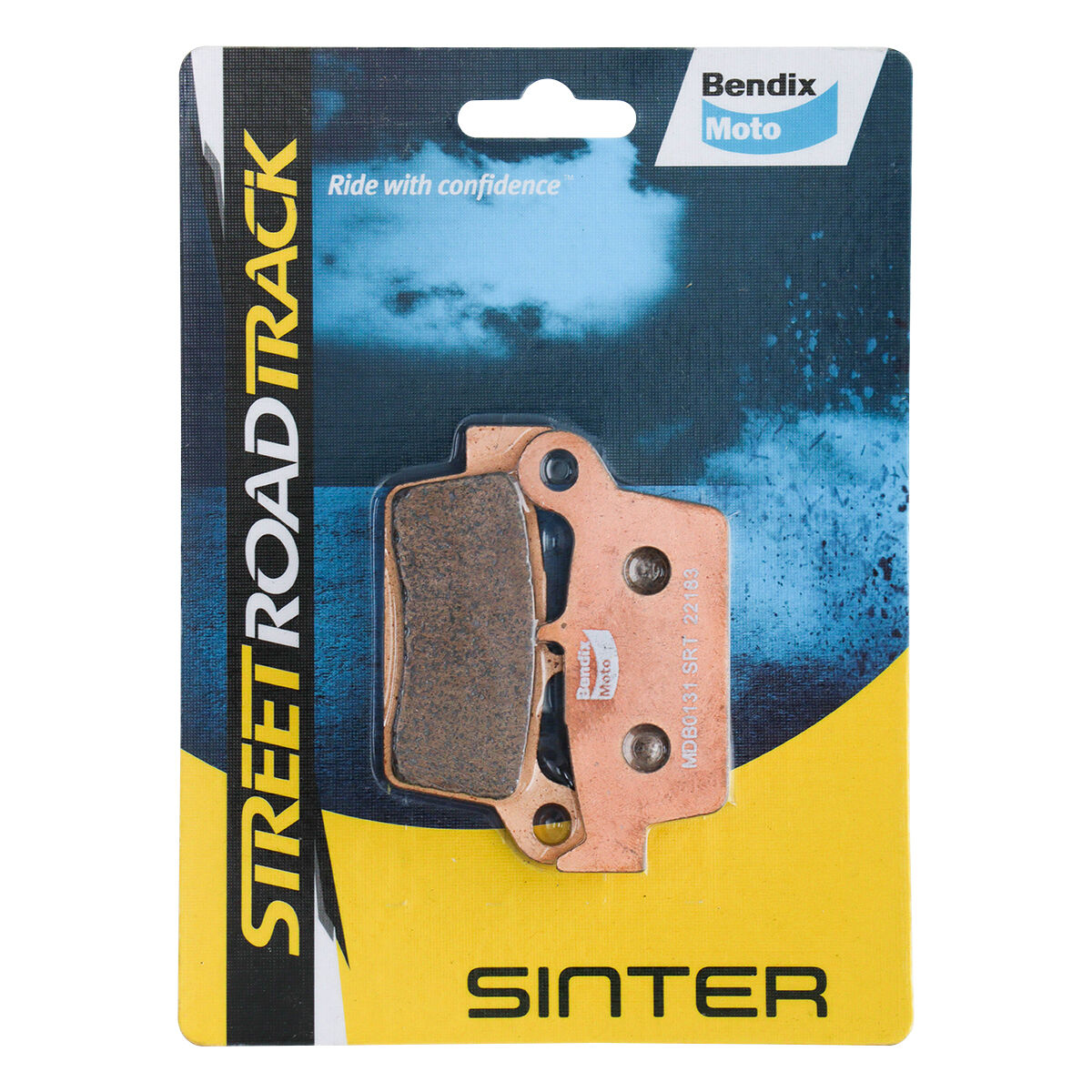 Bendix Street Road Track Motorcycle Disc Brake Pads - MDB0131-SRT, , scaau_hi-res