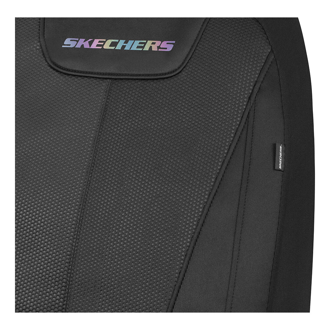 Skechers Goga Mat Seat Covers Black Adjustable Headrests Airbag Compatible 30SAB, , scaau_hi-res