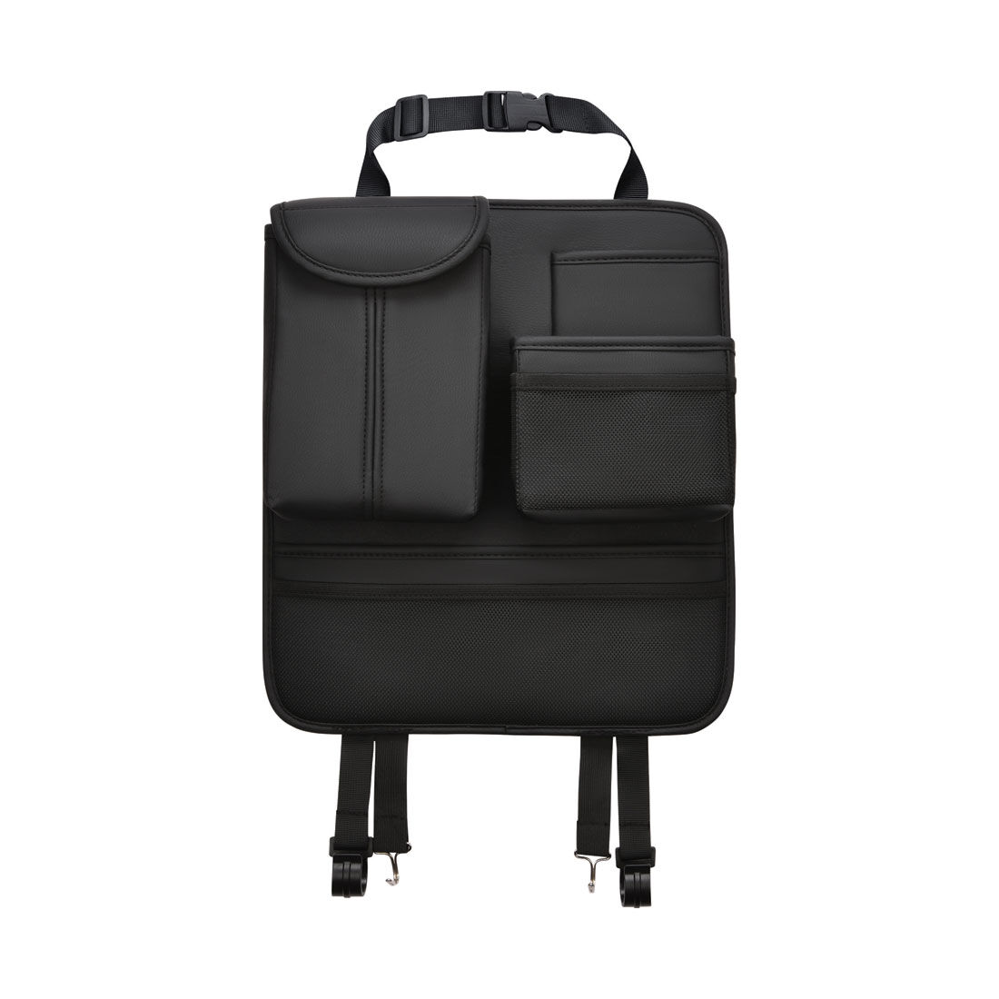 Cabin Crew Leather Look Organiser Medium Black, , scaau_hi-res