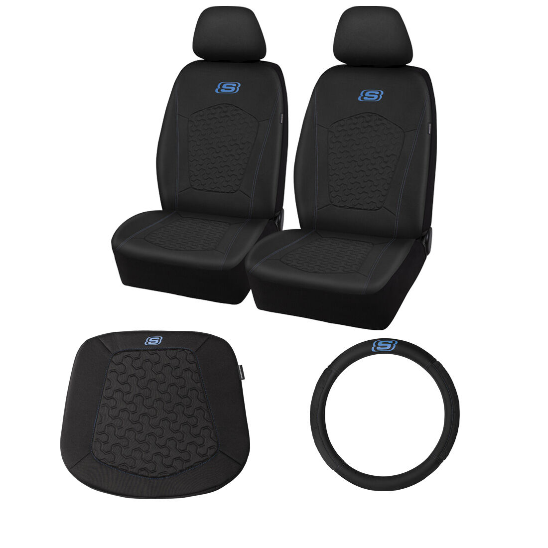 Car Seat Cushion For Car Seat Driver/passenger- Wedge Car Seat Cushions For  Driving Improve Vision/posture - Memory Foam Car Seat Cushion