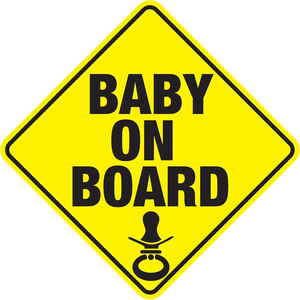 Ontslag Medewerker Oceanië Stickers Baby on Board, Vinyl | Supercheap Auto