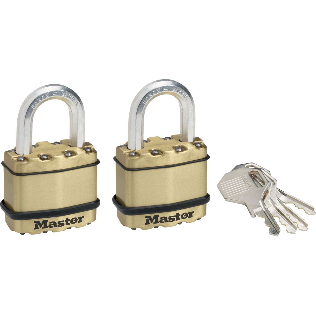 Master Lock Excell Padlock - 45mm, 2 Pack, , scaau_hi-res